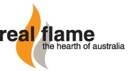 Real Flame Gas fireplaces logo