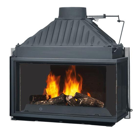 Cheminees Philippe Radiante 873 2V SR firebox