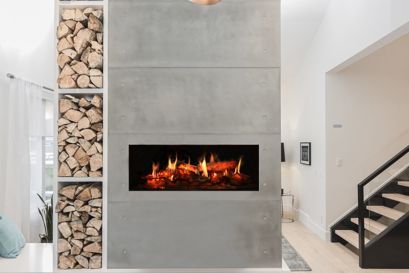 Real Flame Electric Fireplace Opti-V