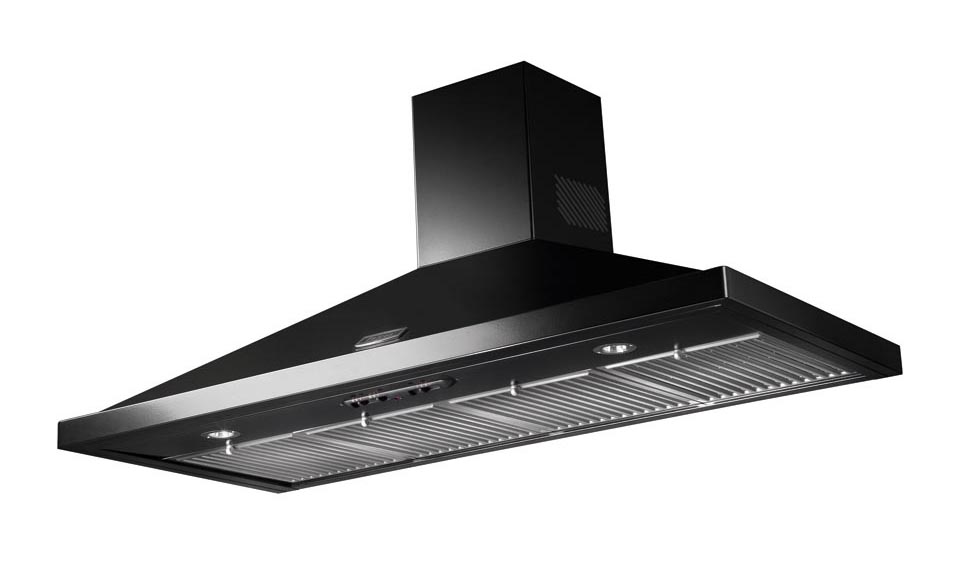 Falcon Canopy 110cm black Rangehood