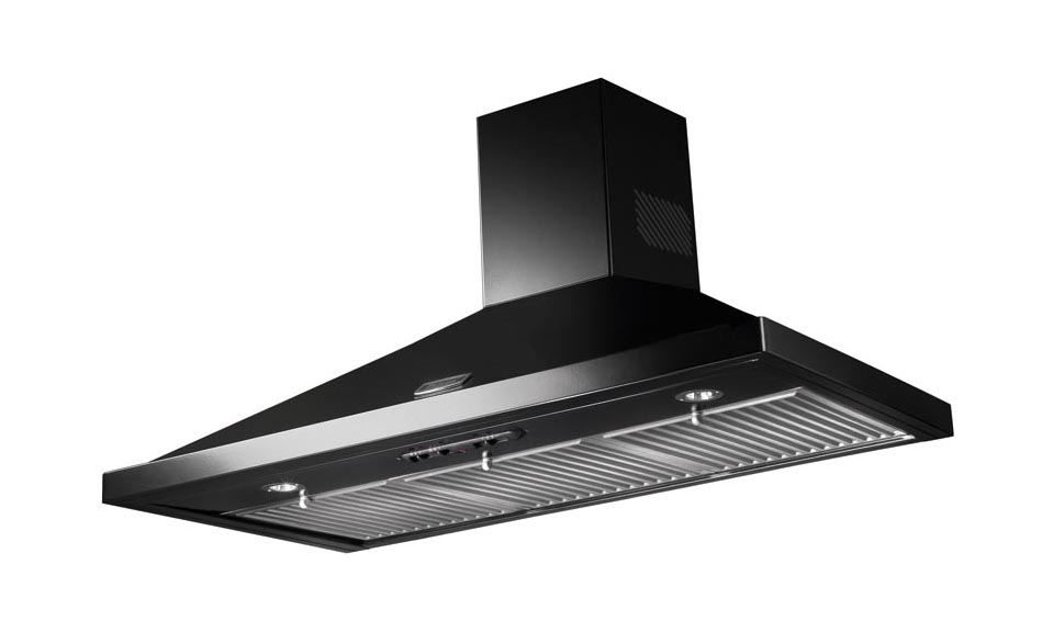 Falcon Canopy 90cm black Rangehood