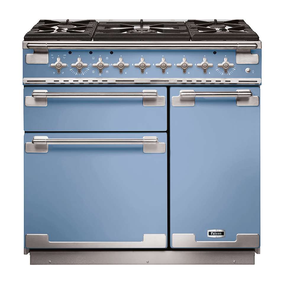 Falcon Elise 90cm Dual Fuel Oven china blue