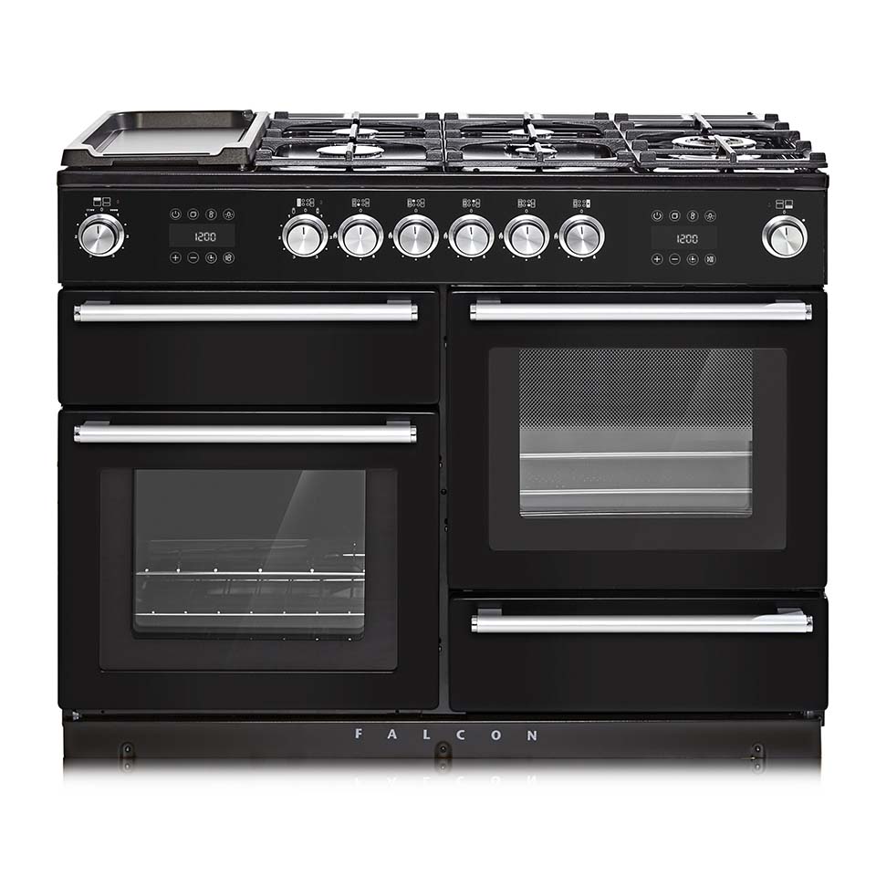 Falcon Nexus Steam 110cm dual fuel Oven black