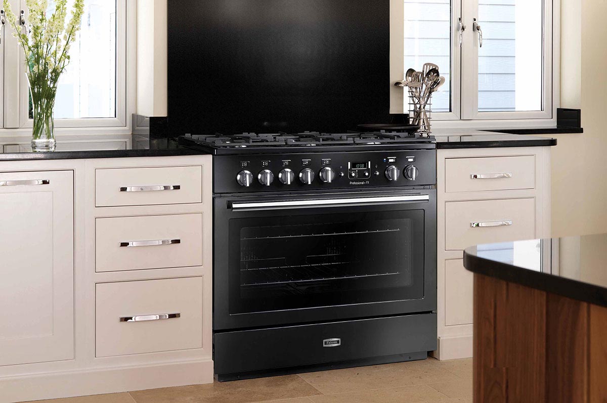 Falcon Professional+ FX 90cm Dual Fuel Black Oven