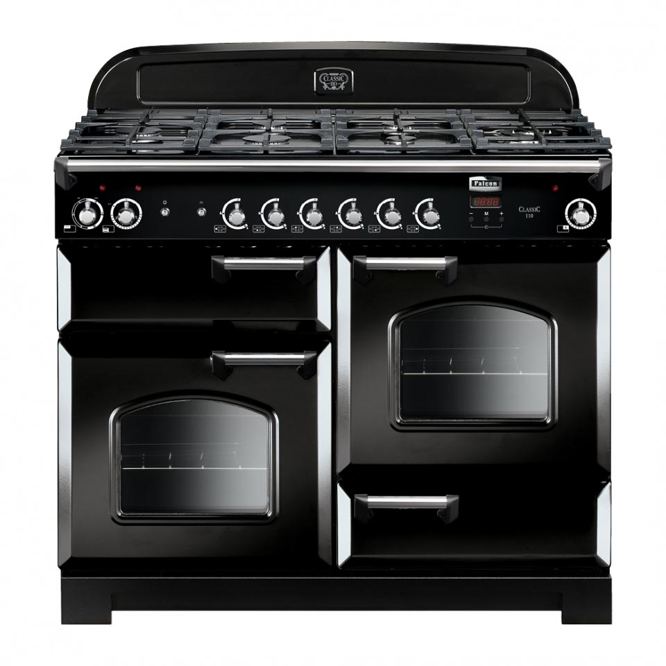 Falcon Classic 110cm Dual Fuel Oven black