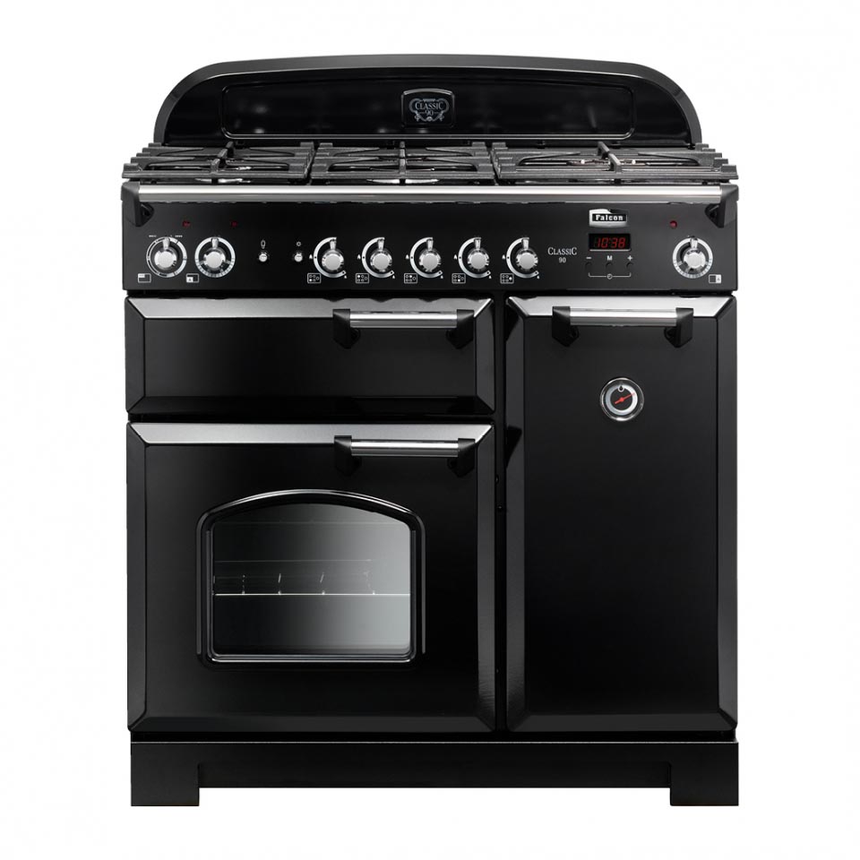 Falcon Classic 90cm Dual Fuel Oven black