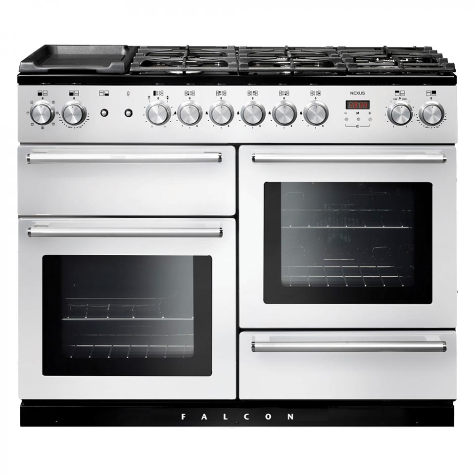 Falcon Nexus 110cm Dual Fuel Oven white 