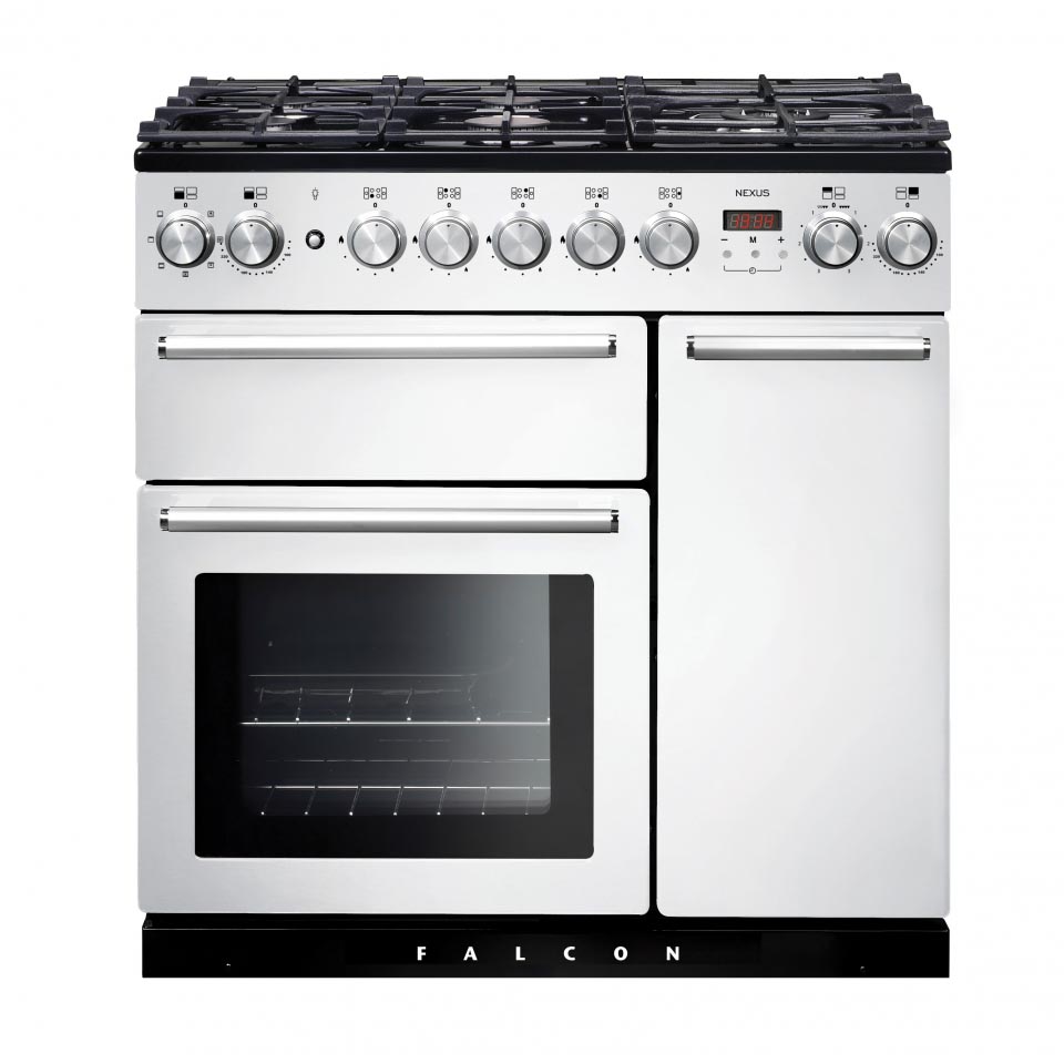 Falcon Nexus 90cm Dual Fuel Oven white